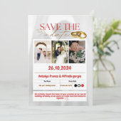 Uniting Hearts: Our Wedding invitation Celebration 招待状 (スタンド正面)