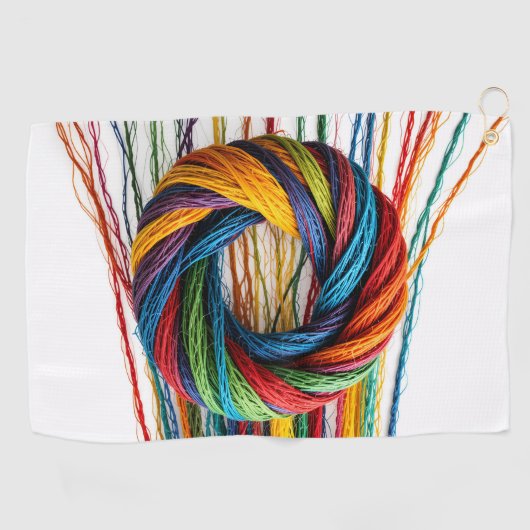 Unityで織り込み ゴルフタオル (横)