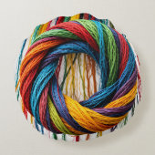 Unityで織り込み ラウンドクッション (裏面)