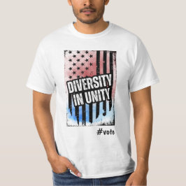 Unityにおける多様性2024大統領の年の米国選挙 Tシャツ