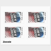 Unityにおける多様性2024年の選大統領の択 長方形シール (シート)