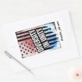 Unityにおける多様性2024年の選大統領の択 長方形シール (封筒)