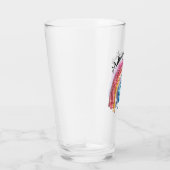 Unityに溶け、1つの愛、多くの色のデザイン タンブラーグラス (右)