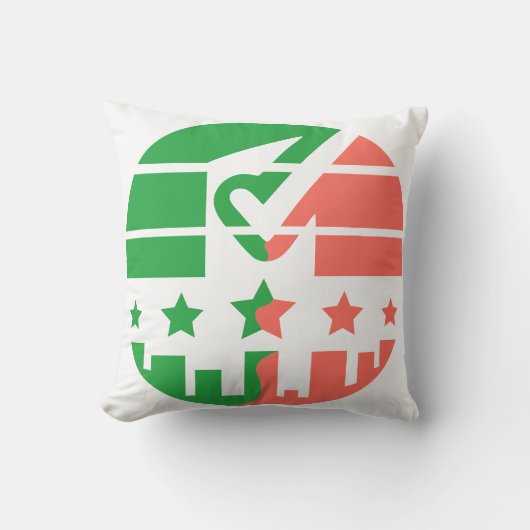 Unityのチェックマーク クッション (正面)