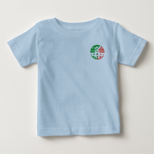 Unityのチェックマーク ベビーTシャツ (正面)