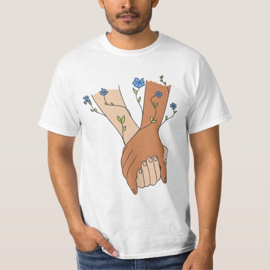 Unityの一体性開花の成長 Tシャツ (正面)