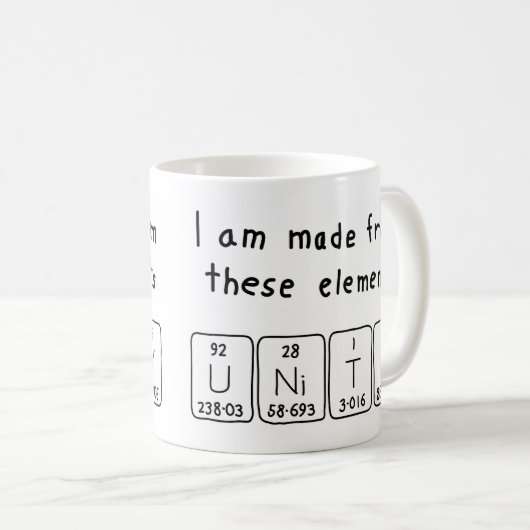 Unityの定期的なテーブル名mag コーヒーマグカップ (正面右)