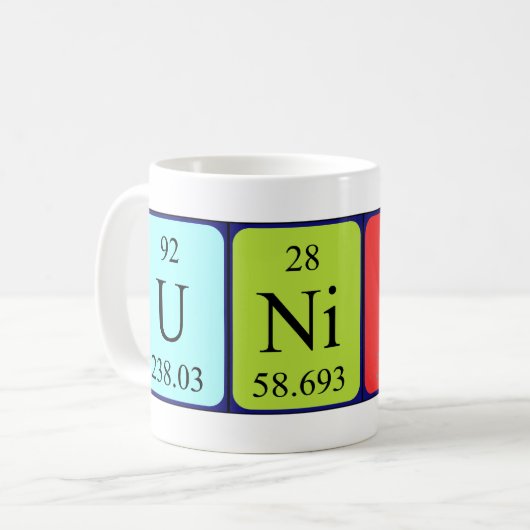 Unityの定期的なテーブル名mag コーヒーマグカップ (正面左)