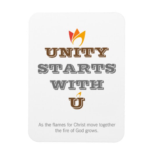 UNITYはUで始まる マグネット (縦)