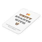 UNITYはUで始まる マグネット (左側)