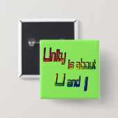 UnityはUとIボタンについて 缶バッジ (正面&裏面)