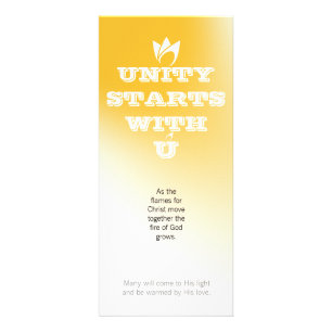 UNITYはU(白い炎)& ロゴから始まる ラックカード