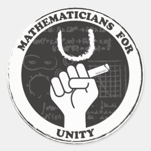 Unityステッカーの数学者 ラウンドシール