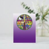 Unityスピリチュアル記号 ポストカード (スタンド正面)