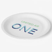 Unityメッセージ ペーパープレート (アングル)