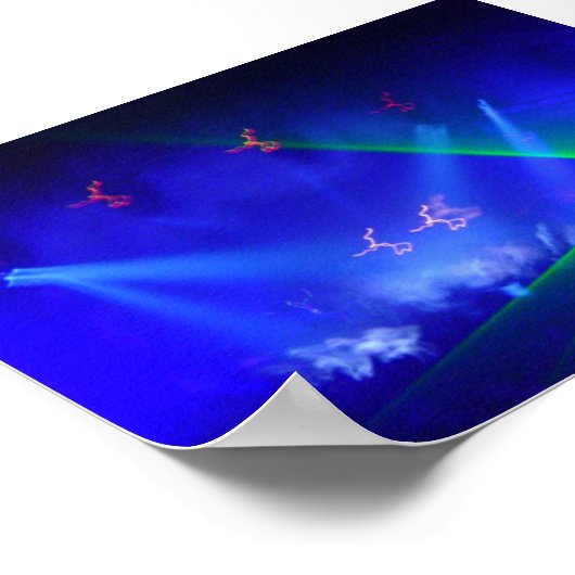 Unityレーザー光 ポスター (角)