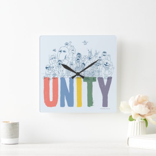 UNITY スクエア壁時計 (ホーム)