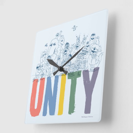 UNITY スクエア壁時計 (傾斜)