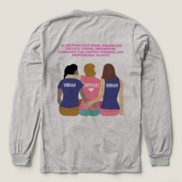 Unity & Empowerment女性グラフィックフード付きスウェットシャツ トライブレンドＴシャツ