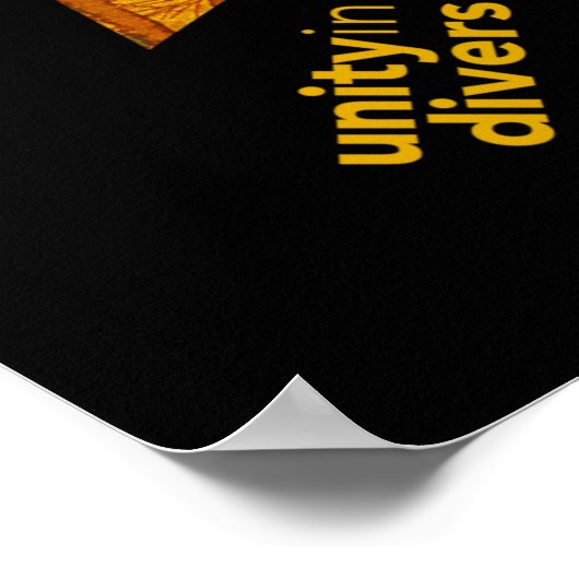 Unity in Diversityポスター ポスター (角)