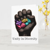 Unity in Diversity カード (黄色い花)