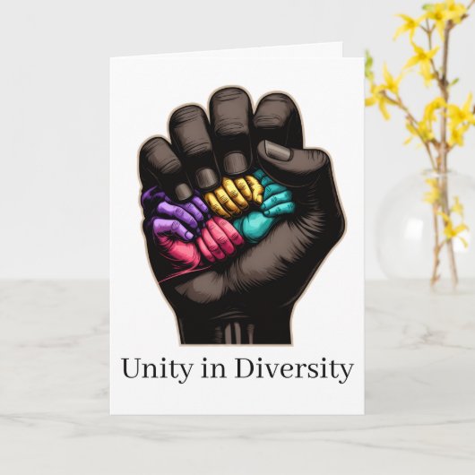 Unity in Diversity カード (黄色い花)