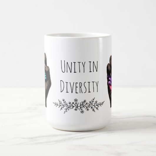 Unity in Diversity コーヒーマグカップ (中央)