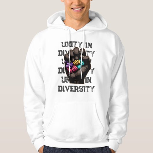 Unity in Diversity パーカ (正面)