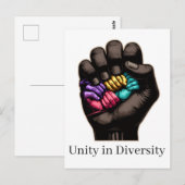 Unity in Diversity ポストカード (正面/裏面)