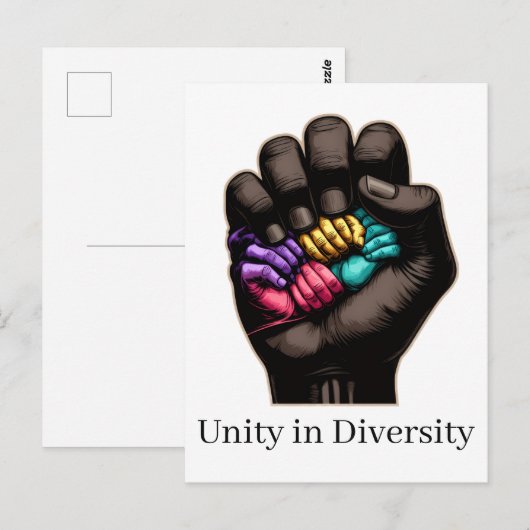 Unity in Diversity ポストカード (正面/裏面)