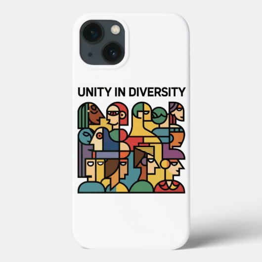 Unity in Diversity - Geometric Rainbow iphoneケース Case-Mate iPhoneケース (裏面)