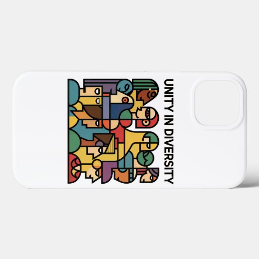 Unity in Diversity - Geometric Rainbow iphoneケース Case-Mate iPhoneケース (裏面 (横))