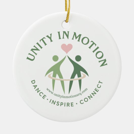 Unity in Motion セラミックオーナメント (正面)