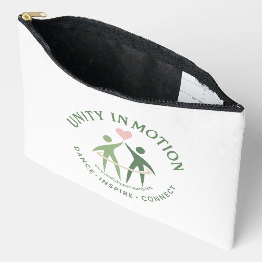 Unity in Motion Shoe Bag アクセサリーポーチ (見開き)
