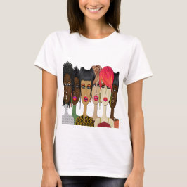 "Unity in Style" ファッションフェイス パーカー Tシャツ