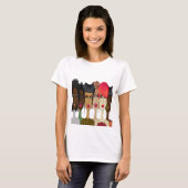 "Unity in Style" ファッションフェイス パーカー Tシャツ (正面フル)