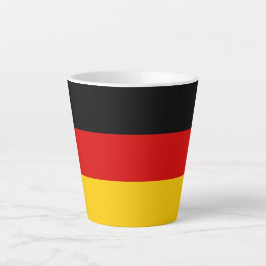 Unity Justice Freedom Germany Flag Mug カフェラテマグ (正面)