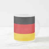 Unity Justice Freedom Germany Flag Mug フロストグラスマグカップ (正面右)