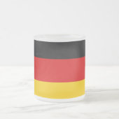 Unity Justice Freedom Germany Flag Mug フロストグラスマグカップ (中央)