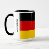 Unity Justice Freedom Germany Flag Mug マグカップ (左)