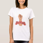 UNITY, LOVE, POWER" – エンパワーメントTシャツ Tシャツ (正面)