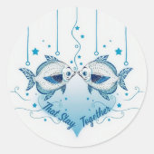 Unity of Hearts: A Whimsical Ode to Togetherness ラウンドシール (正面)