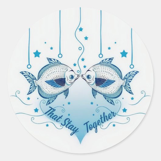 Unity of Hearts: A Whimsical Ode to Togetherness ラウンドシール (正面)