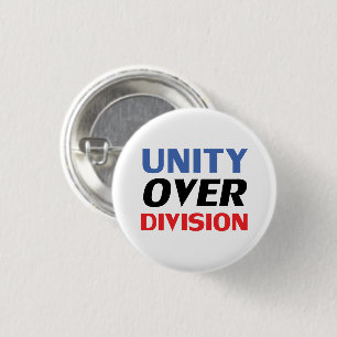 Unity over Division – 赤、白、青 缶バッジ
