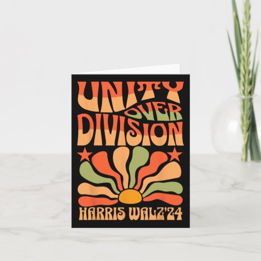 Unity Over Division Harris 2024ホイマー2024投票 カード (正面)
