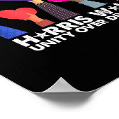 Unity Over Division Harris 2024ホイマー2024投票 ポスター (角)