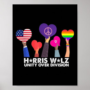 Unity Over Division Harris 2024ホイマー2024投票 ポスター