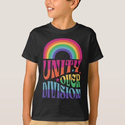 Unity Over Division Harris Wheimer 2024 Tシャツ (正面)