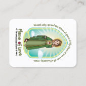 Unity Prayer of Jesus Prayer Card for 3.5" x 2.5" 名刺 (裏面)