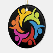 Unity - Teamwork - SRF セラミックオーナメント (左)